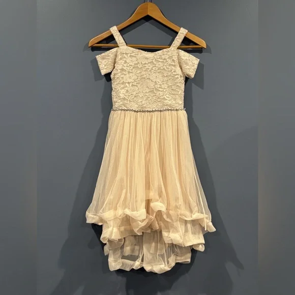 Formal Dress Speechless Kids Size 10 Color Light Pink